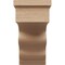 Ekena Millwork 10"W x 20"D x 20"H Classic Highland Rough Cedar Woodgrain TimberThane Corbel, Primed Tan CORUR10X20X20HLDRCPR - alternate 4